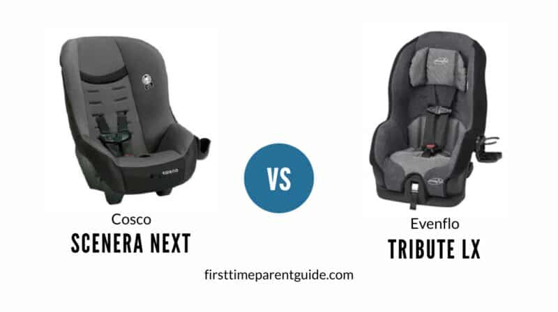 Let's Compare The Cosco Scenera Next And Evenflo Tribute LX